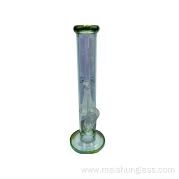 Colorful Straight Pipe Personalized Glass Bong